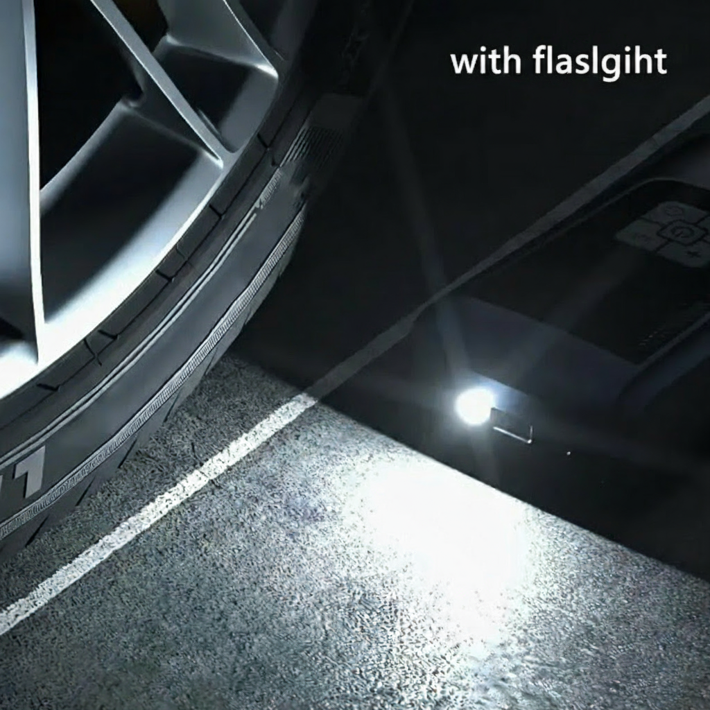 Inflador de neumáticos inalámbrico inteligente: bomba de aire recargable por USB de alta velocidad con pantalla digital y luz LED.