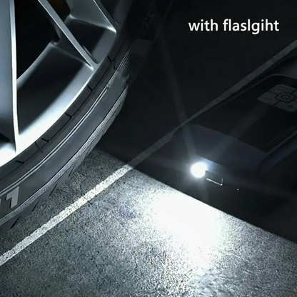 Inflador de neumáticos inalámbrico inteligente: bomba de aire recargable por USB de alta velocidad con pantalla digital y luz LED.